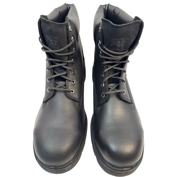 Timberland PRO Work Boots Composite Toe Men's 13 M 6" Sawhorse Black Leather - Picture 5 of 11